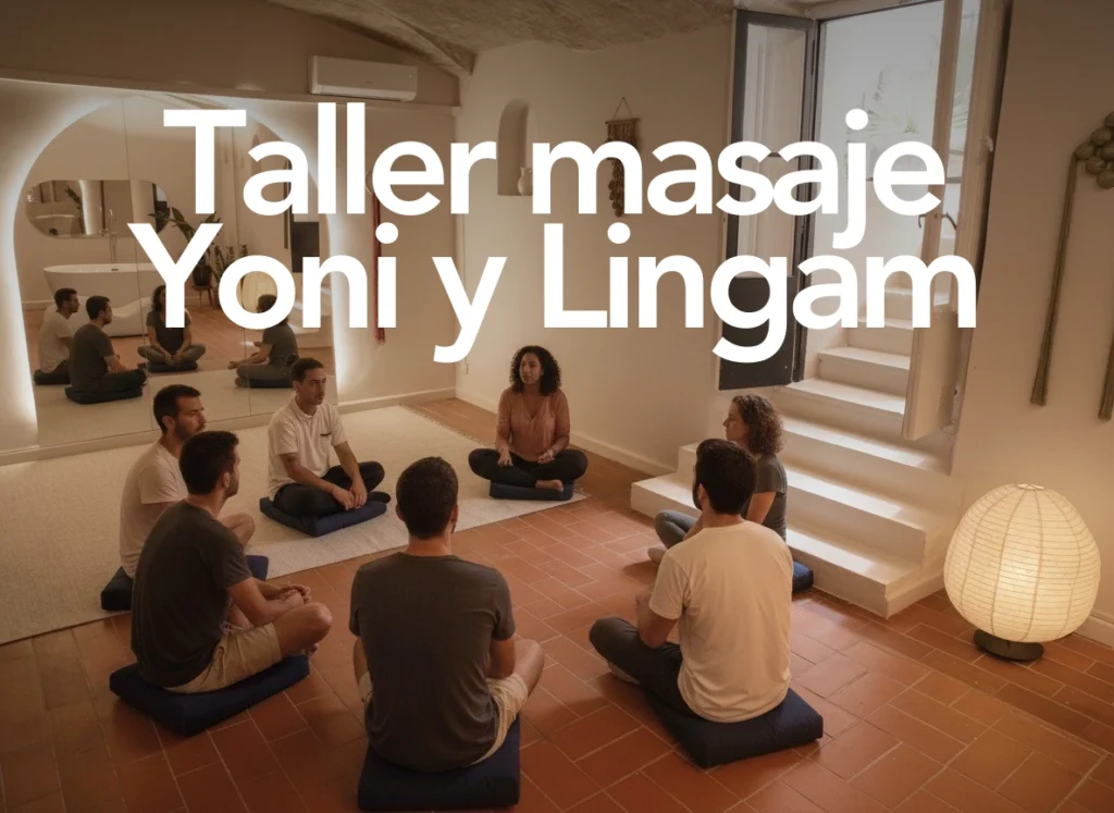 Masaje erótico en Barcelona | Masajistas tántricas | Bliss Barcelona | Blog | Taller de masaje Yoni y Lingam en Bliss Barcelona con grupo en sesión guiada | Foto #4