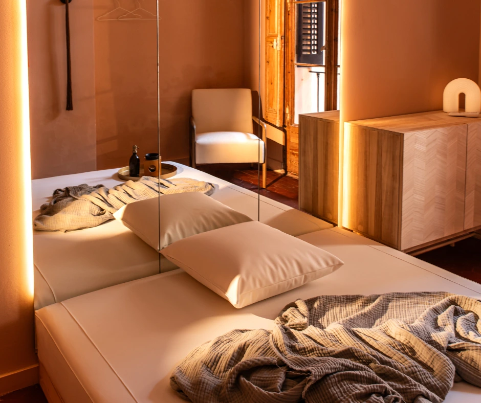 Masaje erótico en Barcelona | Masajistas tántricas | Bliss Barcelona | Home | Sobre Bliss | Cama con Espejo